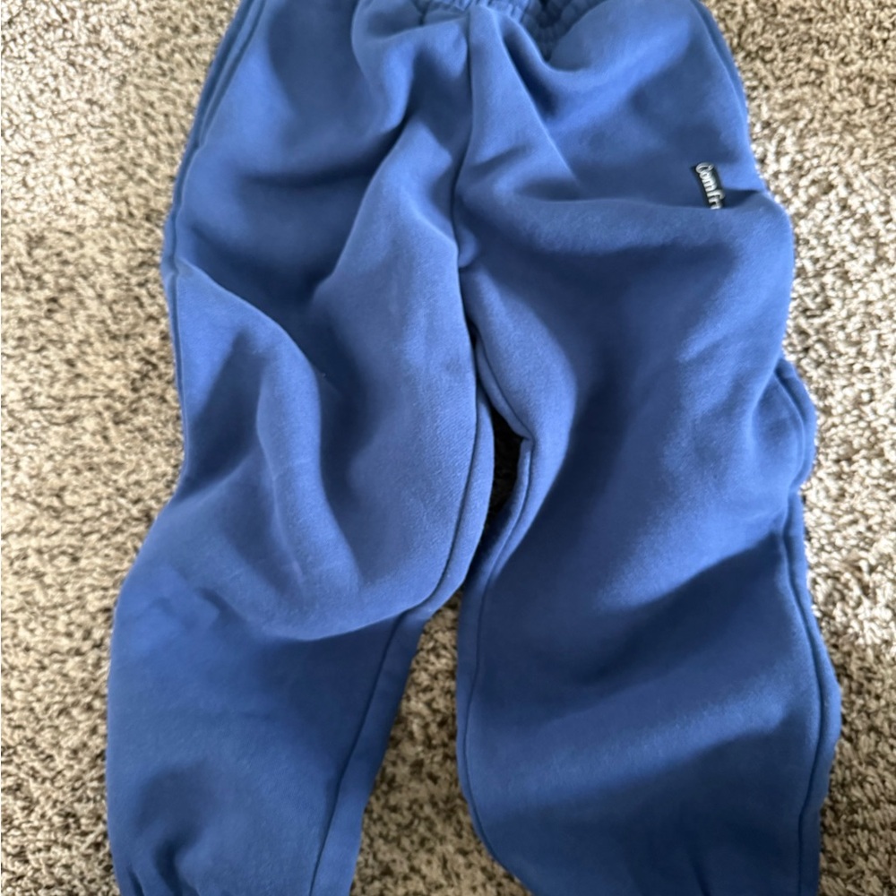 Royal Blue Fleece Joggers with Relaxed Fit